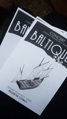Programme du concert<br>Baltique